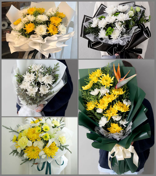 贵州贵阳清镇市站街镇洗马村白事花束代送
